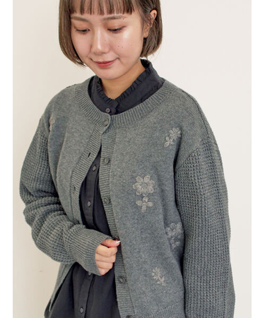 ◎刺繍カーディガン