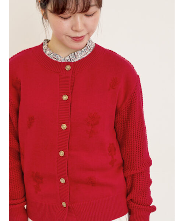 ◎刺繍カーディガン