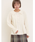 ビッグ襟ピンタックブラウス