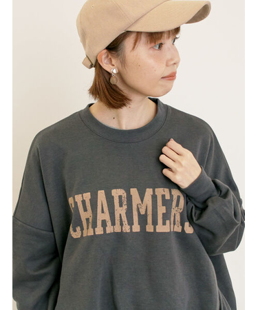 プリントゆるスウェット