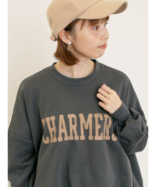 プリントゆるスウェット