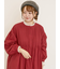 【S/Mサイズ】綿麻/デニムピンタックワンピース