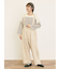 デニム/ツイルサスペンダー付きパンツ