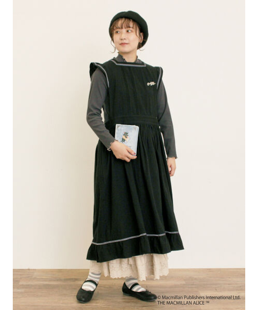 【Alice×Samansa Mos2】配色エプロンワンピース