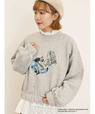 【Alice×Samansa Mos2】裏起毛スウェット