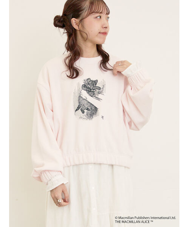 【Alice×Samansa Mos2】裏起毛スウェット