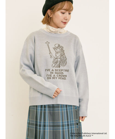 【Alice×Samansa Mos2】ジャカードニット