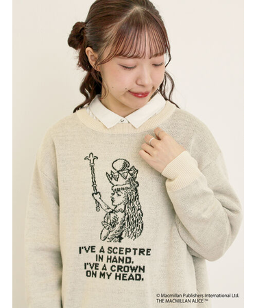 【Alice×Samansa Mos2】ジャカードニット