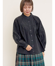 ボレロ風刺繍ブラウス