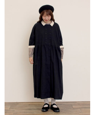 【S/Mサイズ】ドルマンスリーブギャザーワンピース