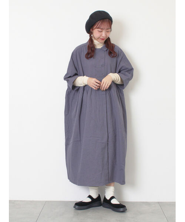 【S/Mサイズ】ドルマンスリーブギャザーワンピース