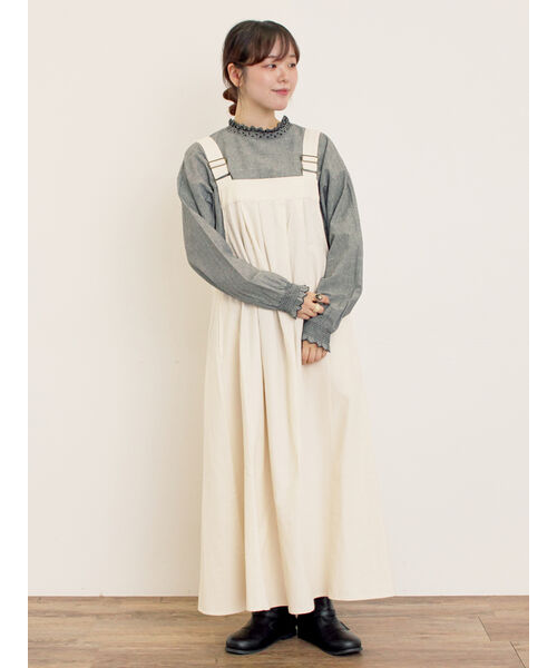 前開きジャンパースカート② 前タックジャンパースカート｜サマンサモスモスの通販｜&mall（アンド