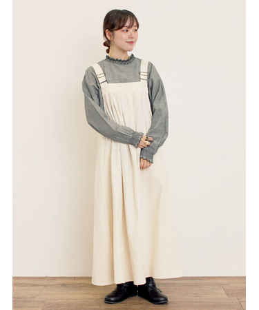 前タックジャンパースカート
