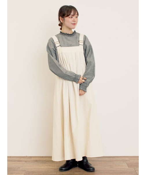 前タックジャンパースカート