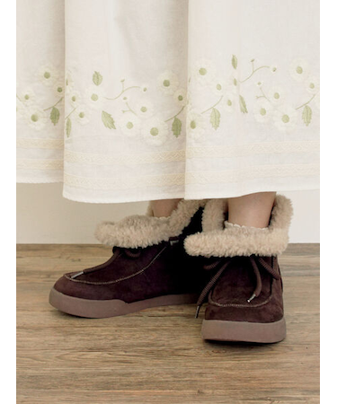 ボアスニーカーブーツ