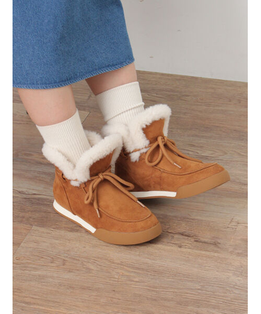 ボアスニーカーブーツ