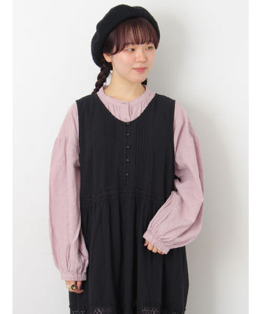 【Cross×Linen】ギャザーブラウス