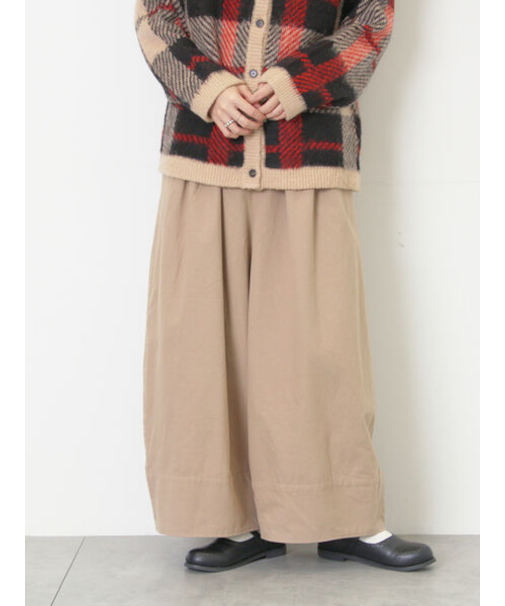 [帯電防止裏地]裾切替バルーンパンツ《M/Lサイズ》