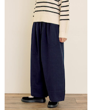 [帯電防止裏地]裾切替バルーンパンツ《M/Lサイズ》