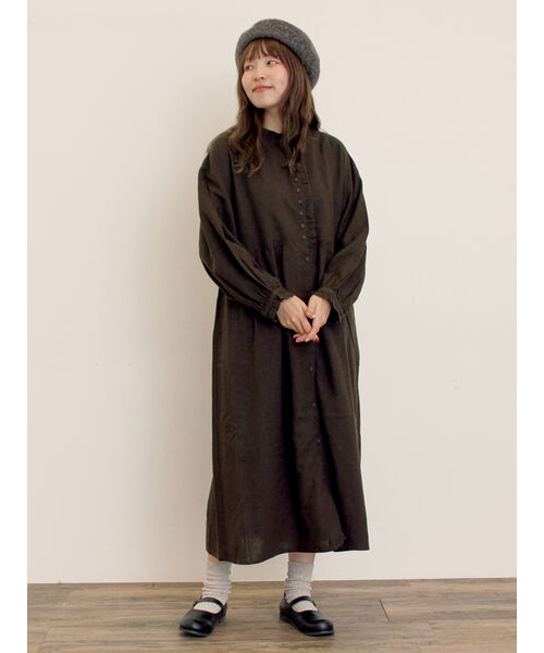 Cross×Linen】フリルワンピース《S/Mサイズ》｜サマンサモスモスの通販