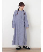 【Cross×Linen】フリルワンピース《S/Mサイズ》