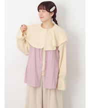 【Cross×Linen】ピンタックベスト