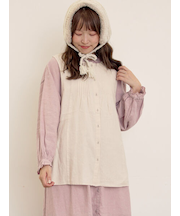 【Cross×Linen】ピンタックベスト