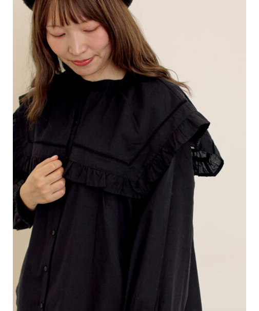 ビッグカラーブラウス