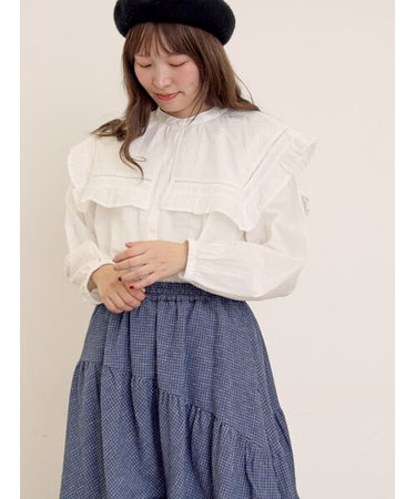 ビッグカラーブラウス