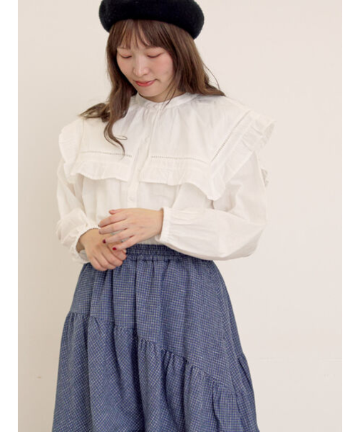 ビッグカラーブラウス