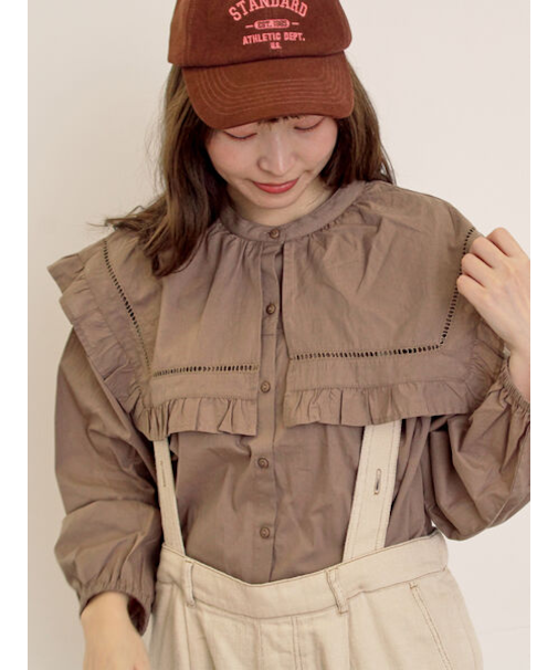 ビッグカラーブラウス