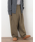 【M/Lサイズ】サイド深タックバレルパンツ