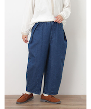 【M/Lサイズ】サイド深タックバレルパンツ