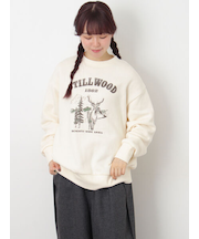 裏毛プリントスウェット