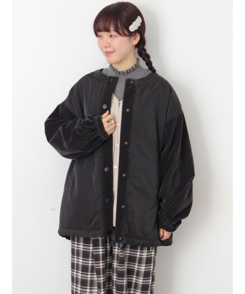 ベロアドッキングブルゾン