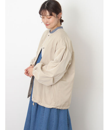 ベロアドッキングブルゾン