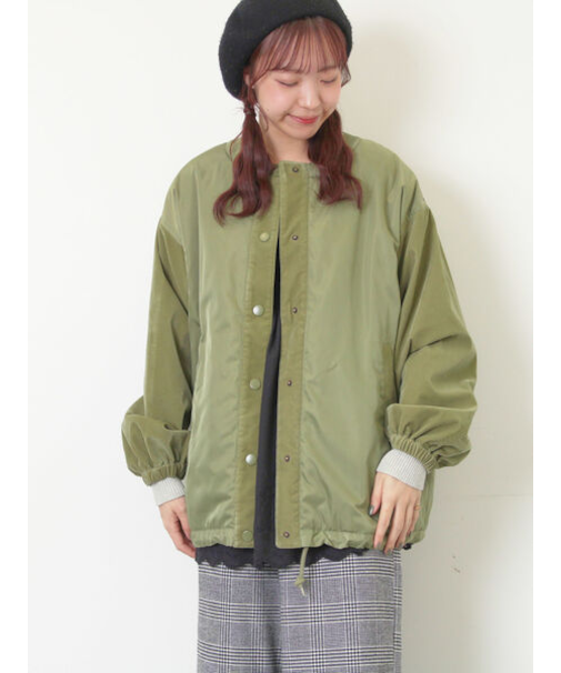 ベロアドッキングブルゾン