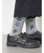 フラワーラインタイツ