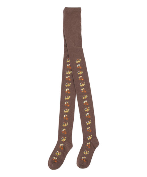 フラワーラインタイツ