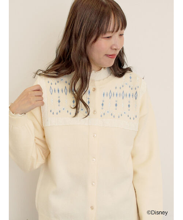 【Disney】アナと雪の女王/レース切替カーディガン