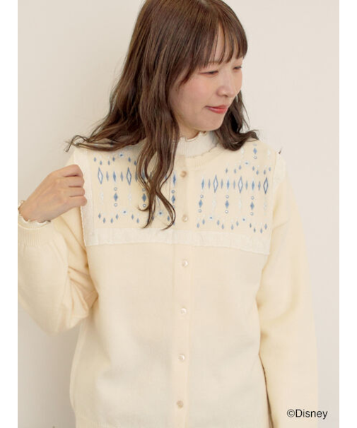 【Disney】アナと雪の女王/レース切替カーディガン