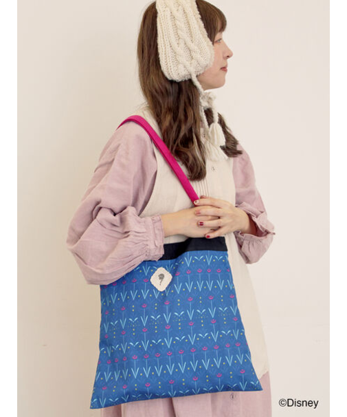 【Disney】アナと雪の女王/総柄トートバッグ