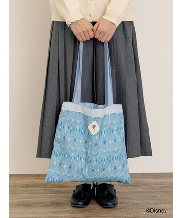 【Disney】アナと雪の女王/総柄トートバッグ