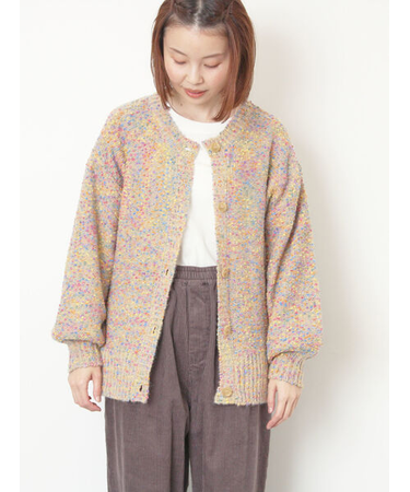 ぽこぽこヤーン前後2WAYニット