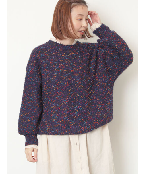 ぽこぽこヤーン前後2WAYニット