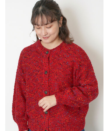 ぽこぽこヤーン前後2WAYニット