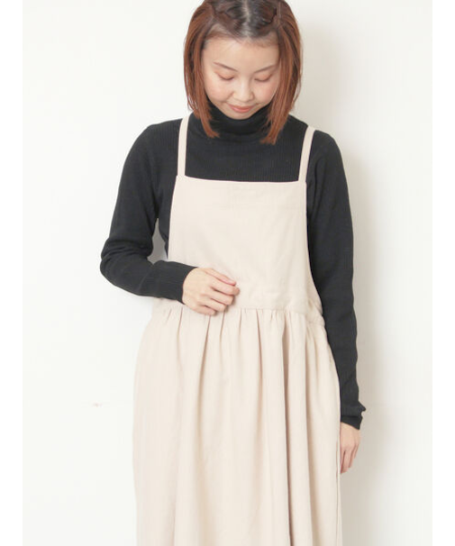 【マシンウォッシャブル】もちもちリブタートルネックニット