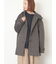 シャギーチェックコート