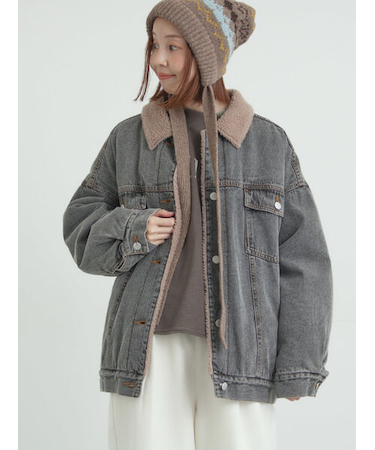 デニムボアジャケット