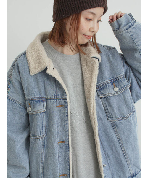 デニムボアジャケット｜サマンサモスモスの通販｜&mall（アンドモール